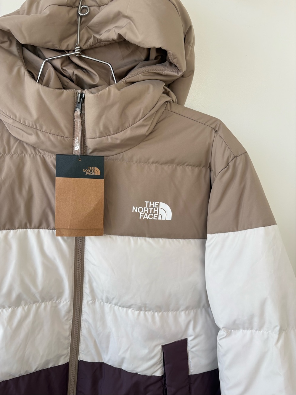 NEW North Face Frost Fall Hooded Down Jacket Size Small - Picture 3 of 10